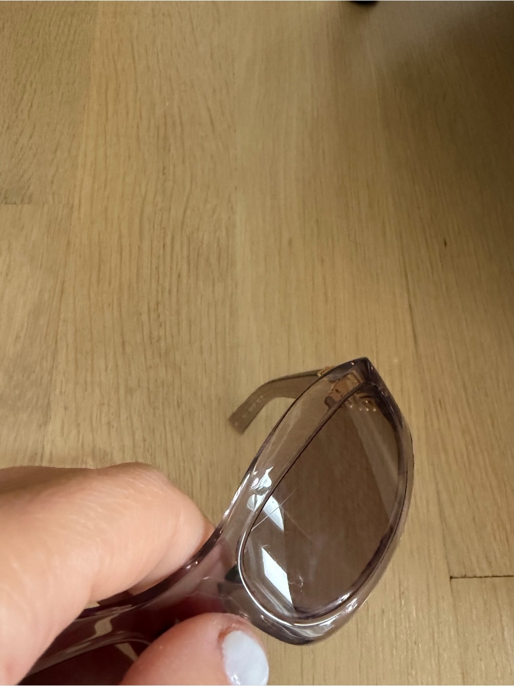 Miu Miu MU 14ZS Oval Sunglasses - Picture 9 of 9